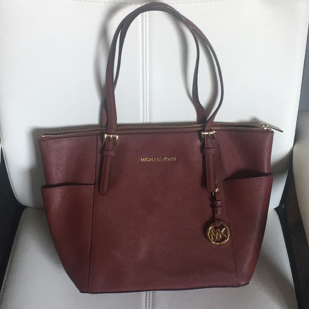 Merlot Gold Micheal Kors Purse